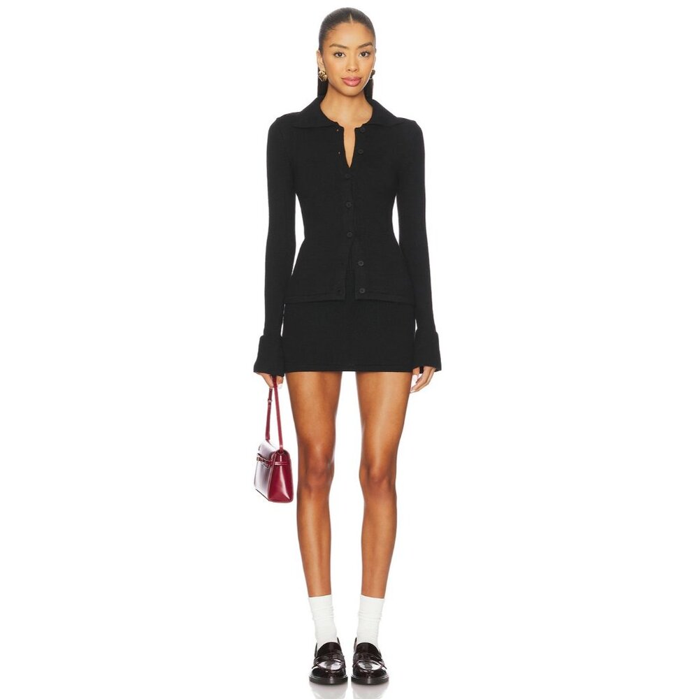 ALL THE WAYS Norma Skirt Set in Black XSmall New With Tags Womens